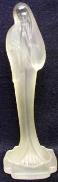Heisey Genuine Original Frosted Satin Crystal Glass Madonna