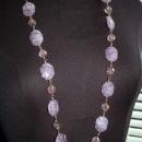 Joan Rivers Purple Amethyst Wire Wrapped Nugget Necklace