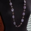 Joan Rivers Purple Amethyst Wire Wrapped Nugget Necklace