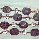 Joan Rivers Purple Amethyst Wire Wrapped Nugget Necklace