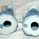 Kissing Angel Figurines , Japan with blue oval stickers