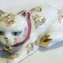 Franklin Mint Satsuma Cat Figurine