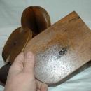 Wood Pulley Rope Bookends / old hand crafted