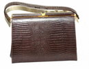 Crocodile Pattern Vintage Leather Purse