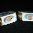 Mexican Tonala Pottery Salt Pepper Shakers