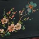Wood Tray, Hand painted with flower and butterfly
