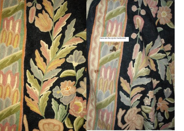 8' x 10' Wool Carpet Chain Stitch Hand Tied Islamic Rug