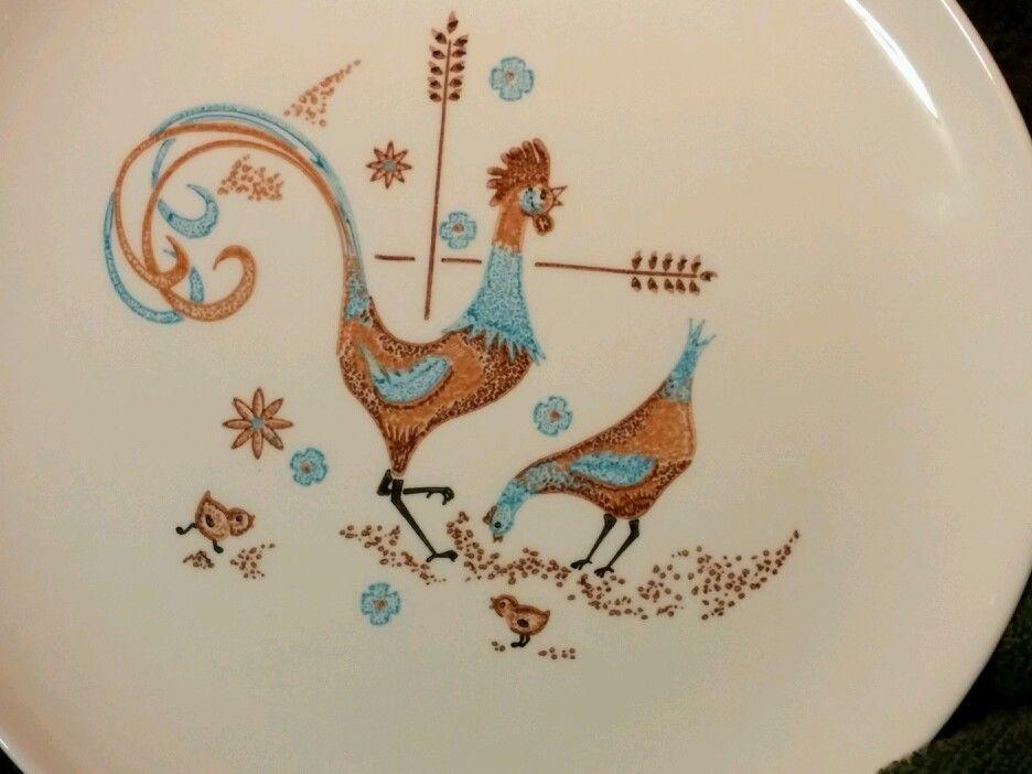 Taylor Smith & Taylor Peppermint Roo Rooster Hen & Chicks,Farm 6.75