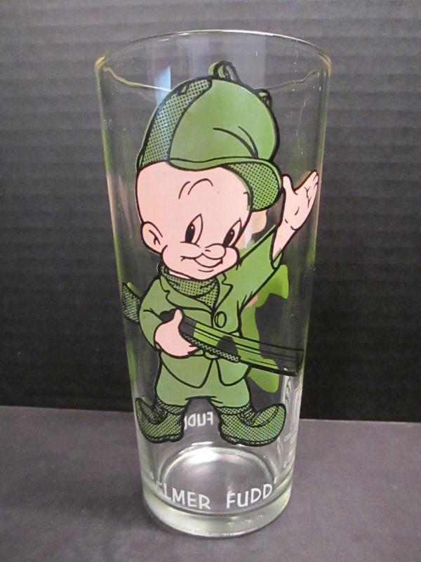 Elmer Fudd Looney Tunes Drinking Glass Warner Bros 1973 Pepsi Collector Series