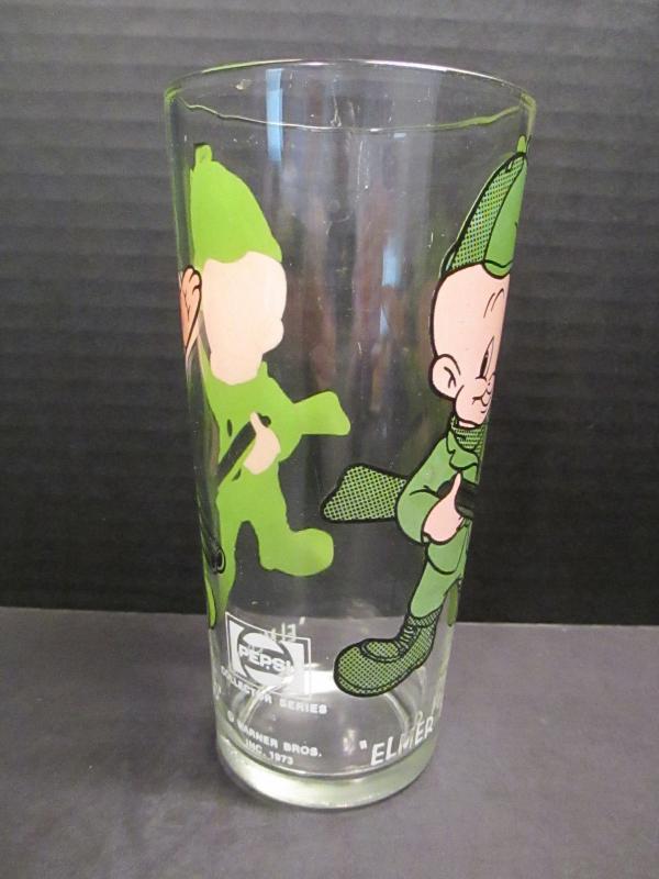 Elmer Fudd Looney Tunes Drinking Glass Warner Bros 1973 Pepsi Collector Series