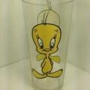 Tweety Bird Looney Tunes Drinking Glass Warner Bros 1973 Pepsi Collector Series