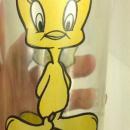 Tweety Bird Looney Tunes Drinking Glass Warner Bros 1973 Pepsi Collector Series