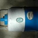 Vintage Keepsit Thermos Brand Jug Blue & White Speckled / Enamel Metal / Glass lined