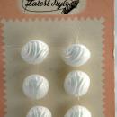 Antique Czech Glass Buttons on Card