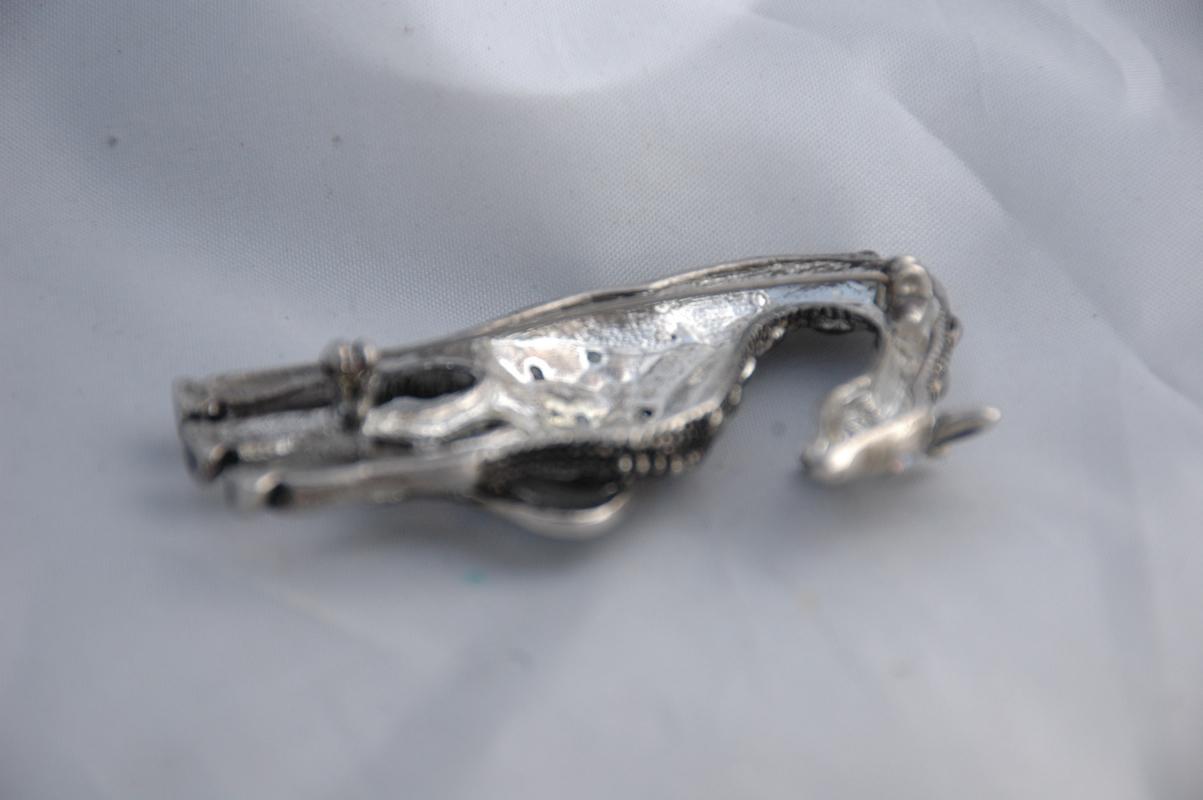 Silver &b AB Rhinestone Silver Giraffe Pin Brooch