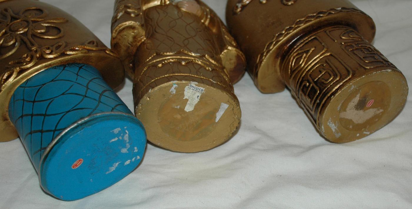 3 Wise Men Kings Papier , Paper Mache Candle Holders,Hand Crafted , Japan , Christmas Decor, Nativity