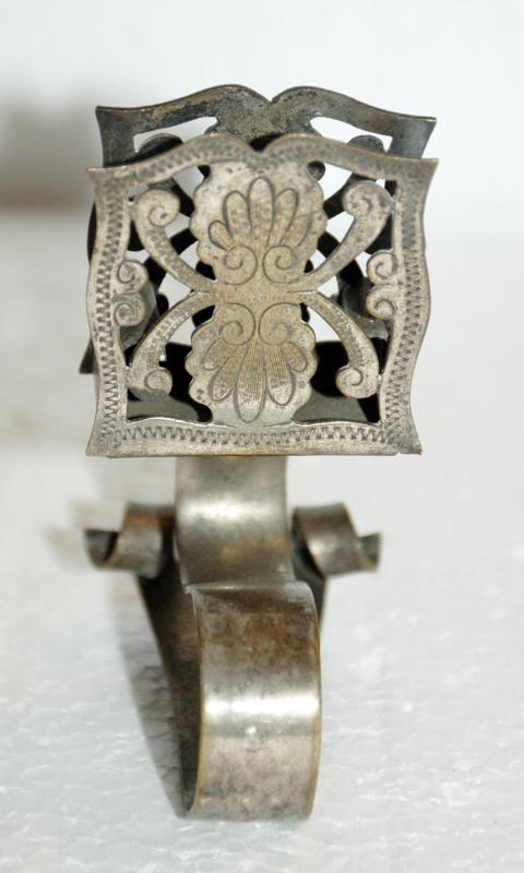 Silver Matchbox Holder with Clip Assembly Unique