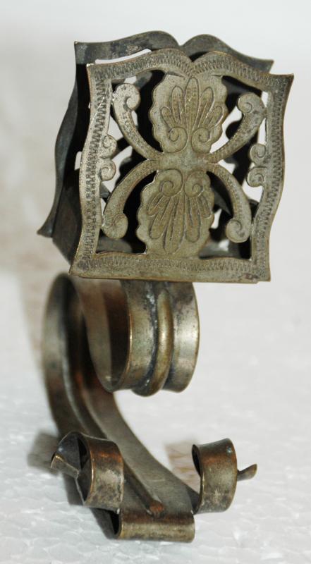 Silver Matchbox Holder with Clip Assembly Unique
