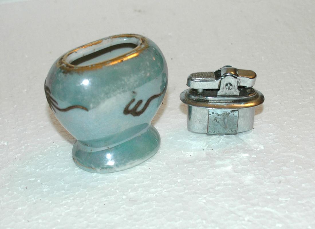 Dragonware Moriage Luster Porcelain Table Lighter Asian