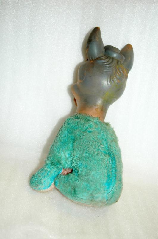 1963 My Toy Donkey Vinyl Head with plush body Vintage