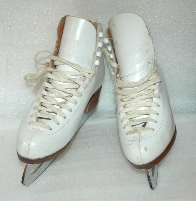 Ice Skates Figure Skating Don Jackson/ John Wilson Sheffield Blades TS Club Sz 4