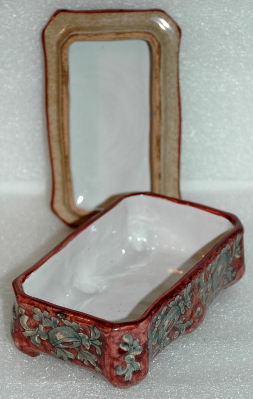 Biagioli Gubbio Ceramiche Itatly Ceramic Trinket Box