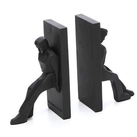 Leaning Man Statue Book Ends by Chris Collicott for Kikkerland