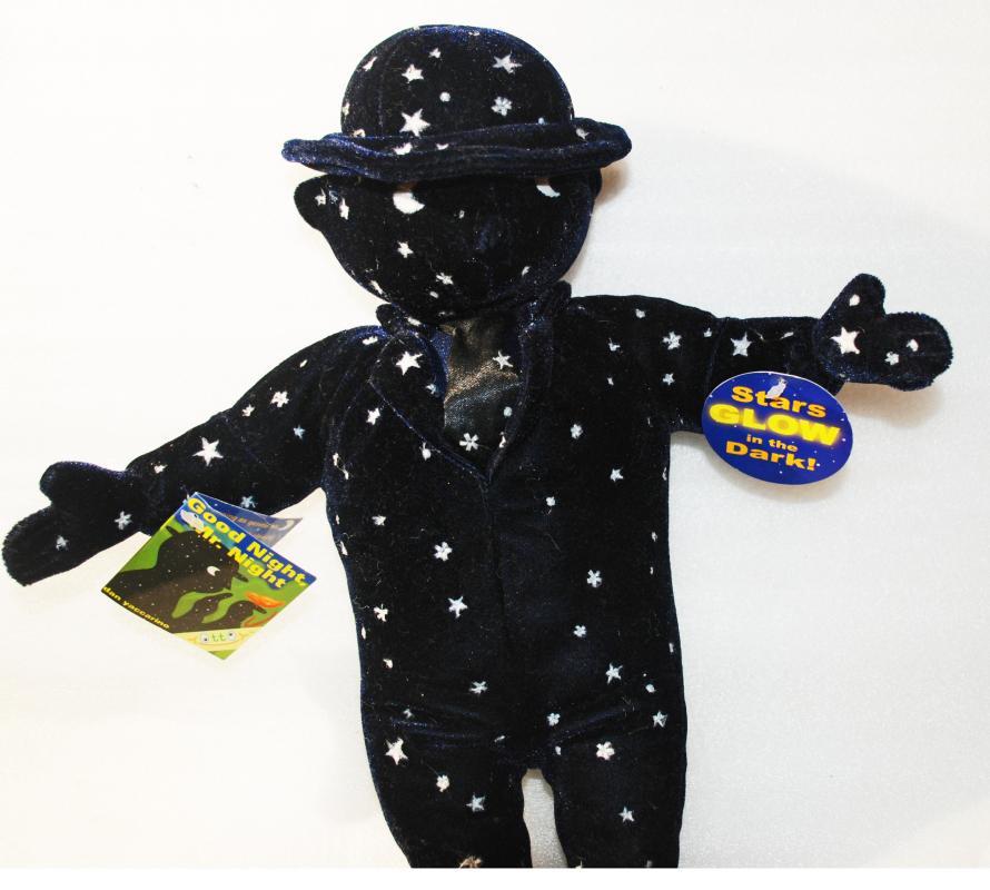 Good Night Mr. Night Plush Stuffed Toy. Glow in the Dark Stars new with Tags Yottoy