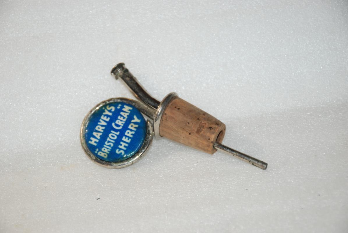 Harvey's Bristol Cream Sherry Cork, Stopper, Spout , Vintage Collectible