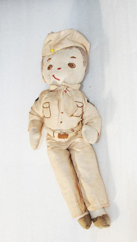 WWI Army Sergeant Rag Doll , Hand made