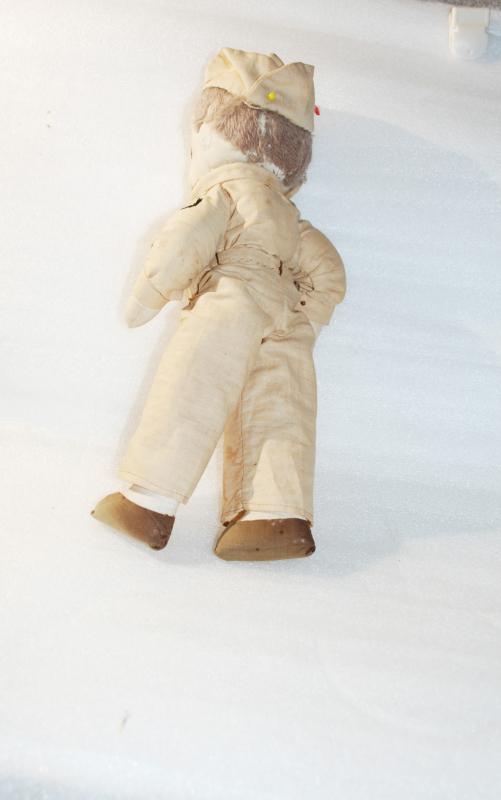 WWI Army Sergeant Rag Doll , Hand made