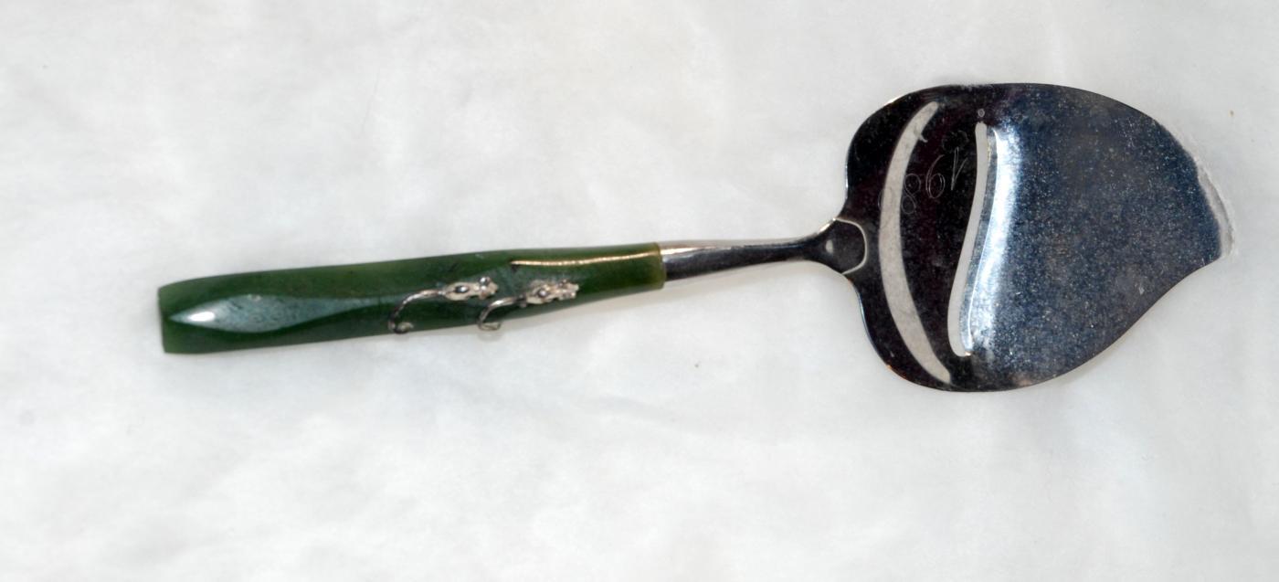 Bakelite & Silver Mice Handled Cheese Plane / Slicer