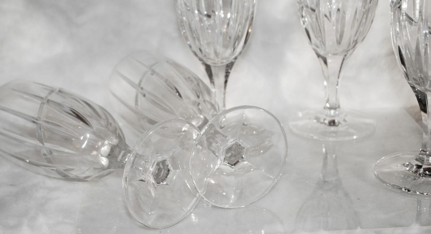 Crystal Stemware Ice Tea Goblet Uptown by Mikasa x 5