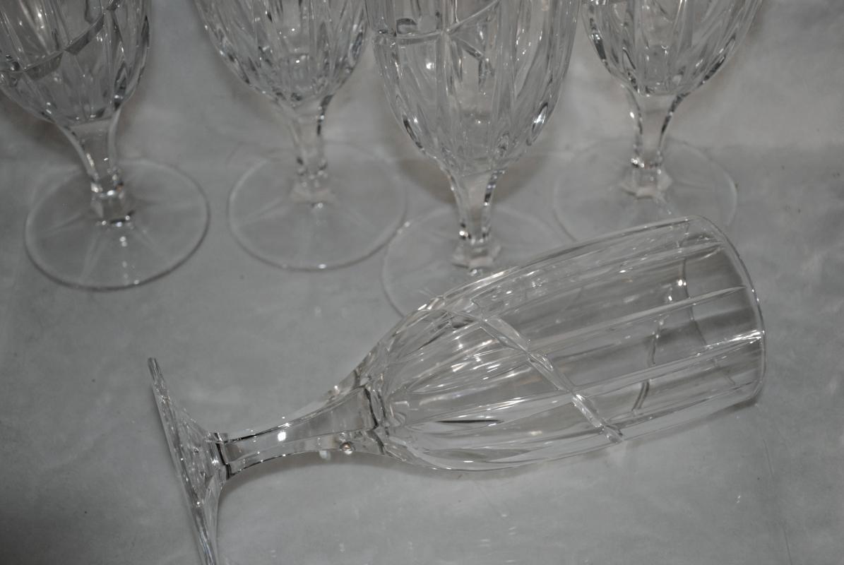 Crystal Stemware Ice Tea Goblet Uptown by Mikasa x 5