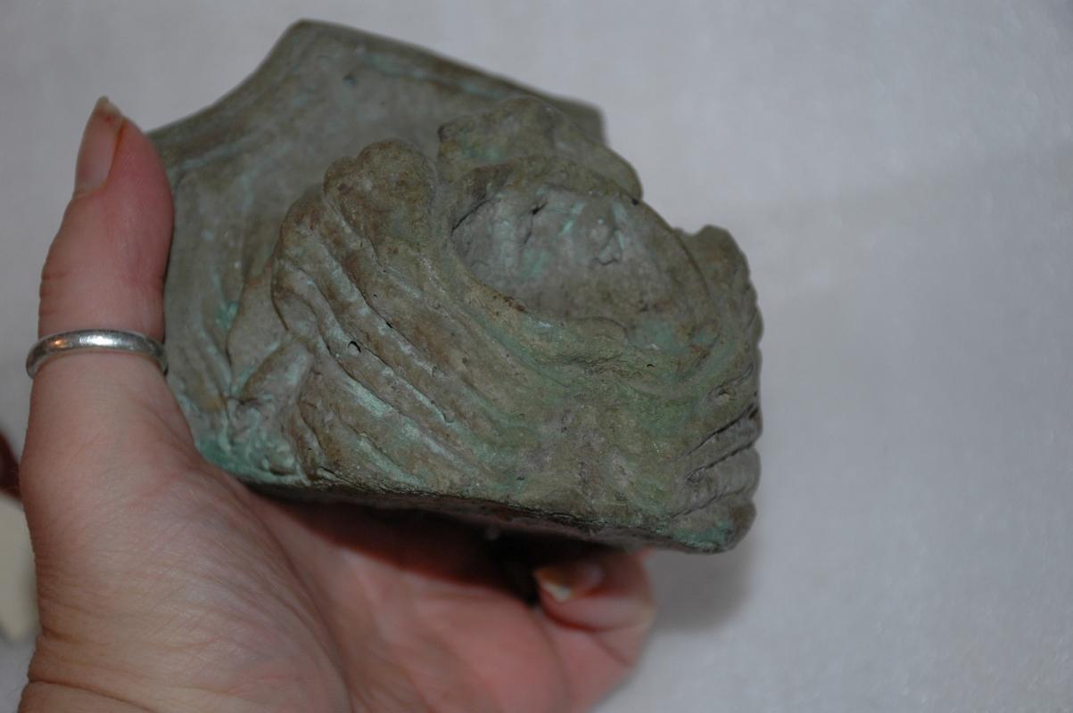 Gargoyle Face Creature Wall Shelf