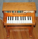 Vintage Toy Upright Piano - Casspinette