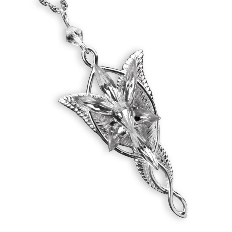 Sterling Silver, Lord of The Rings Jewelry - Arwen Evenstar Pendant