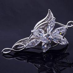 Sterling Silver, Lord of The Rings Jewelry - Arwen Evenstar Pendant