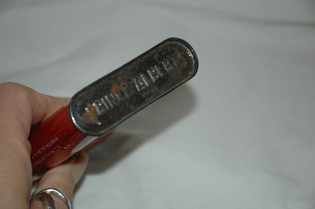Prince Albert Crimp Cut Long Burning Pipe Cigarette Tobacco Tin with original paper insert