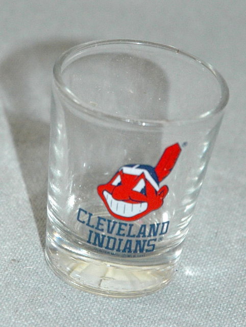 Cleaveland Indians Shot Glass