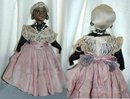 Vintage Black Cloth Doll Anatomically Realistic