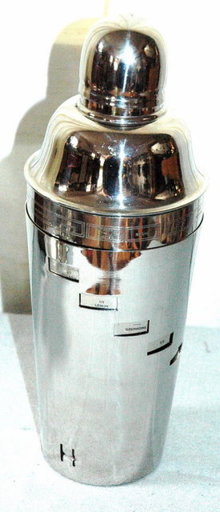 Dial A Drink Recipe Stainless Steel Cocktail Shaker
