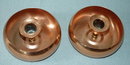 Pair of Solid Copper Candle Stick Holders