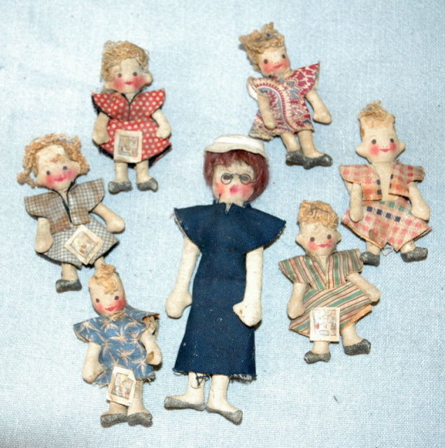 Teacher & 6 Students Rag Doll SET