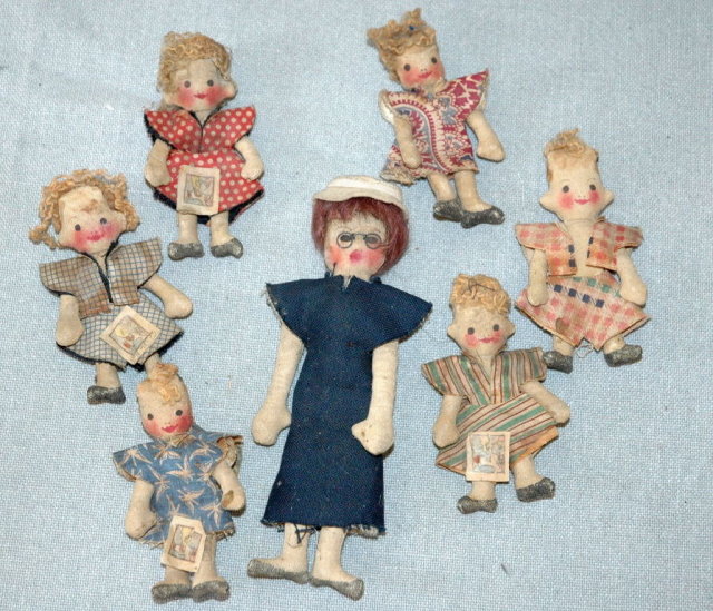 Teacher & 6 Students Rag Doll SET