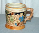 Old Mustache Mug Beer Stein