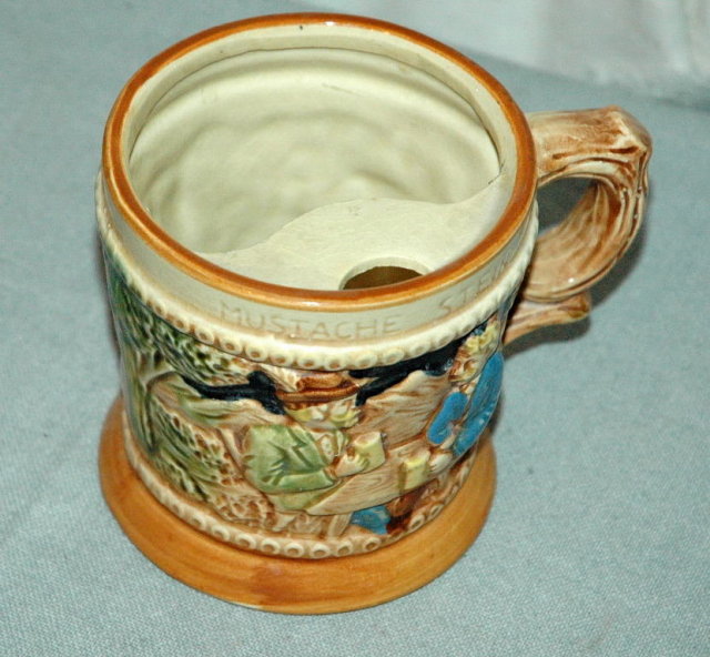 Old Mustache Mug Beer Stein