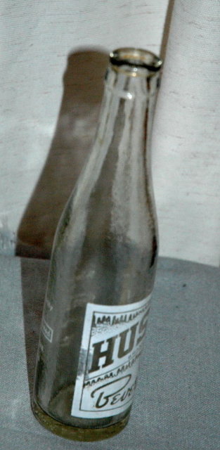 Husky Brand Beverages Soda Bottle