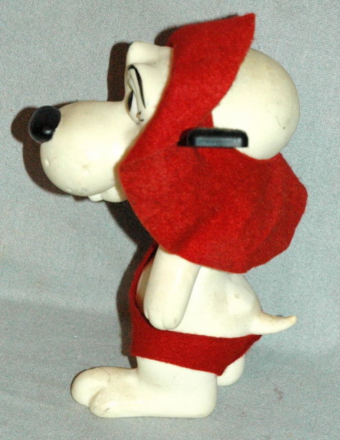 Vintage Plastic Beagle Dog Bank Deputy Dawg