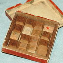The New Solitaire wood blocks Game of Fifteen